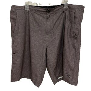 Da Hui Mens Brown Golf Shorts 40